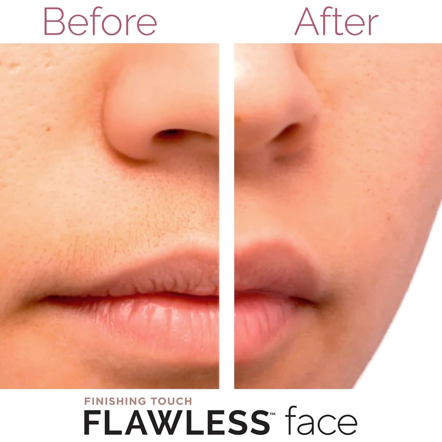 Finishing Touch Flawless Women's Painless Hair Remover , White/Rose Gold